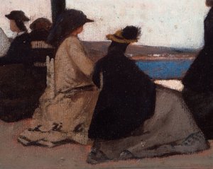 La Rotunda de Palmieri (La Rotonda di Palmieri) Giovanni Fattori (1825-1908) 详细绘画 作者 乔凡尼·法托里（Giovanni Fattori）