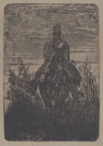巡逻[探索]。 作者 乔凡尼·法托里（Giovanni Fattori）