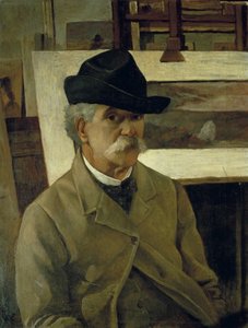 自画像 作者 乔凡尼·法托里（Giovanni Fattori）
