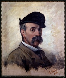 59岁的自画像（绘画 作者 乔凡尼·法托里（Giovanni Fattori）