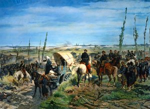 马根塔战役后的意大利营地（布面油画）