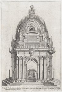 为弗兰西斯科-皮科洛米尼设计的卡座，1607年。 作者 乔瓦尼·弗洛里米