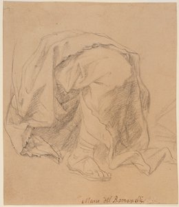 窗帘研究 作者 乔瓦尼·弗朗切斯科（1610-62）罗曼内利