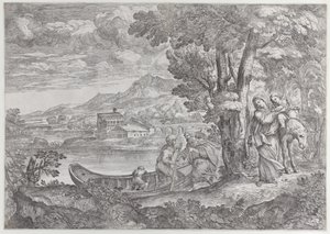 风景与逃往埃及，1626-80., 1626-80.