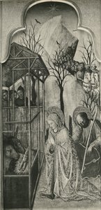 圣母玛利亚的生命周期，c.1445（白杨面板上的油）
