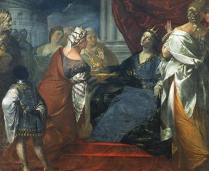 女王Artemisia喝了Mausolus的灰烬 作者 乔凡尼（Giovanni Gioseffo da Sole）
