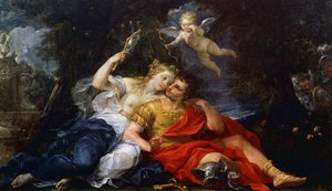Rinald 和 Armida，Giovan Gioseffo dal Sole 作画 作者 乔凡尼（Giovanni Gioseffo da Sole）