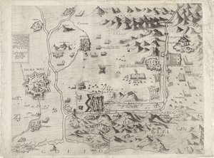 帕尔马诺瓦围困战地图 作者 乔瓦尼·胡斯托