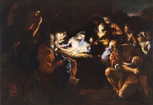牧羊人的崇拜（夜）》（The Adoration of the Shepherds）。