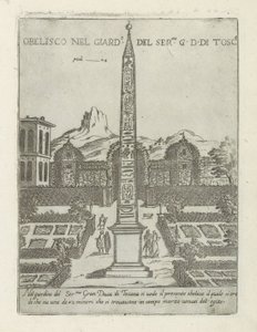 罗马美第奇别墅花园中的埃及方尖碑
Obelisco nel giard.o del ser.mo G. D. Di Tosc.a（文物标题）
罗马的现代和古代遗迹与建筑（系列标题）
Ornamenti di fabriche antichi et moderni dell