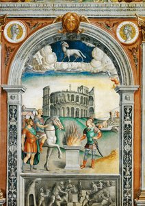 曼托瓦阿尔科宫黄道十二宫大厅壁画（壁画）