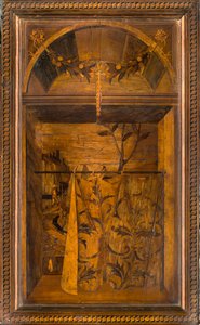 Lignaean Canonical Choir，由Giovanni Maria Platina 1484年镶嵌，高级档位 作者 乔瓦尼·玛丽亚·普拉蒂纳
