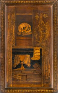 Lignaean Canonical 合唱团，由 Giovanni Maria Platina 镶嵌，1484 年，Superior Stall
