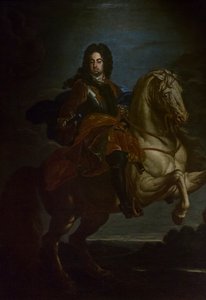 弗朗切斯科-法尔内塞马背肖像，约 1705 年（布面油画） 作者 乔凡尼·玛丽亚·德尔（Giovanni Maria delle）叫Mulinaretto Piane