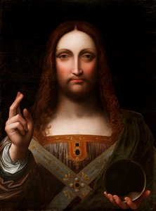 基督救世主》（木板油画） 作者 Giovanni Pietro Rizzoli Giampietrino