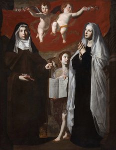 匈牙利的圣伊丽莎白（sainte Elisabeth de Hongrie ou de Thuringe）。 作者 乔凡尼·里卡（Giovanni Ricca）