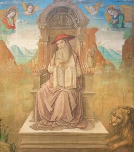 Saint Jerome Enthroned (tempera on panel)   1460524   zh       chinese Successfully Translated  Original: Phrygane - Caddis fly (Ptilostomis semifasciata) Translat: Phrygane - Caddis fly (Ptilostomis semifasciata) 1439344 zh chinese Successfully Translated 作者 乔凡尼·桑蒂或圣齐奥