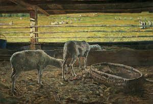 光的对比 作者 乔凡尼·塞甘蒂尼（Giovanni Segantini）