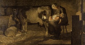 Le due madri两个母亲，1889年。