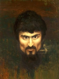 瑞士，圣莫里茨，1882年的自画像 作者 乔凡尼·塞甘蒂尼（Giovanni Segantini）