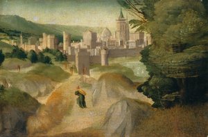 传说中的场景，大概在1515-1520年间。 作者 Giovanni di Lorenzo Larciani