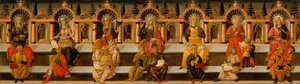 "七艺（算术、几何、音乐、占星术、逻辑学、修辞学和语法） - 七艺 - 乔瓦尼-迪-塞-乔瓦尼的画作