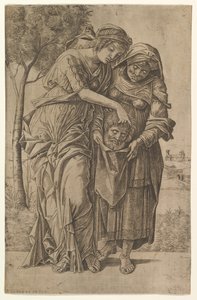 朱迪思（Judith）和她的女仆，荷洛弗尼斯（Holofernes）的头，1500至1530年。