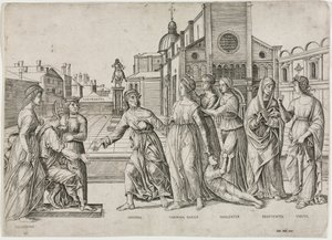 Apelles的Calumny，c。 1500-1506。