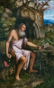 忏悔的圣人杰罗姆 作者 罗洛尼诺（Girolamo Romanino）