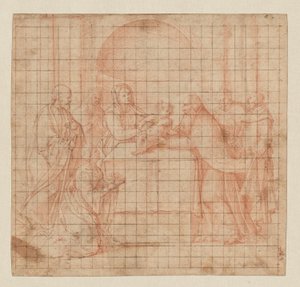 圣殿中的献祭 作者 Girolamo da Santacroce
