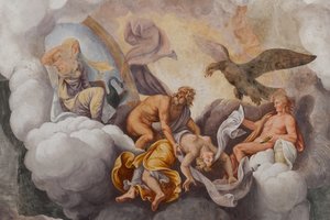 奥林匹斯众神、特洛伊木马、特洛伊密室（Sala di Troia）