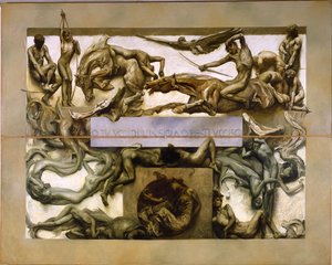 循环中的黑暗人类生命诗，1907年。 作者 朱利奥·阿里斯蒂德·萨托里奥