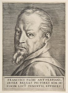 弗朗斯·弗洛里斯（Frans Floris）的半身像，1531-76年。 作者 朱利奥·博纳松