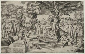 1563年，在爱丽舍人田野中的爱情。 作者 朱利奥·博纳松