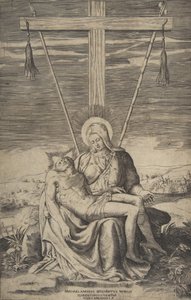 戈尔加达十字架下的皮耶塔，1547年。 作者 朱利奥·博纳松