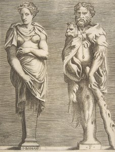 Hercules and Deianira的条款，约1531-76.，约1531-76。 作者 朱利奥·博纳松