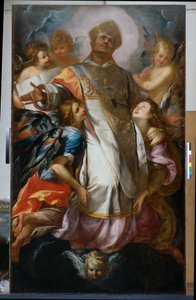 St. Charles in glory 作者 朱利奥·塞萨雷·普罗卡西尼