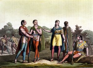 古代和现代服饰 "中的加拿大印第安人（阿卡迪亚人
