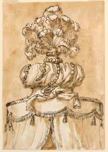 羽毛状天棚顶饰的细节 作者 朱塞佩·巴贝里（Giuseppe Barberi）
