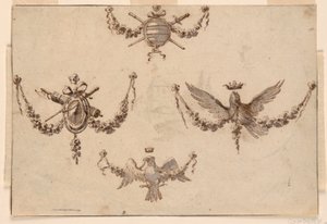 四条花环的设计 作者 Giuseppe Bernardino Bison