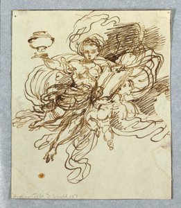 壁画草图 作者 Giuseppe Bernardino Bison
