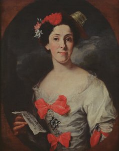 一个女人的肖像，或音乐，c.1750-65