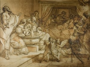 圣母诞生 作者 朱塞佩·凯德斯（Giuseppe Cades）