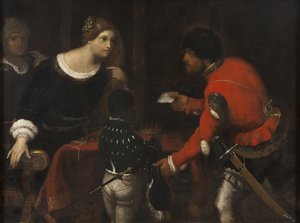 Caterina Cornaro，塞浦路斯女王，收到理事会的一封信