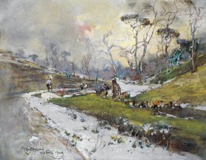 景观与道路 作者 朱塞佩·卡夏罗（Giuseppe Casciaro）