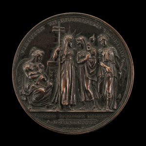 宗教胜利的寓言[背面]，1822-1823。 作者 朱塞佩·塞尔巴拉