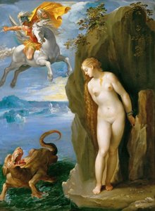德语：Perseus befreit Andromeda 珀尔修斯与仙女座 作者 朱塞佩·切萨里