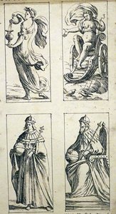 17th Century tarot cards by Giuseppe Maria Mitelli 作者 朱塞佩·玛丽亚·米特利
