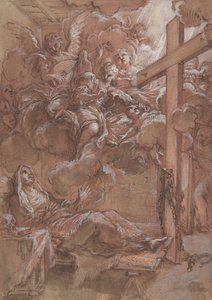 受祝福的Giacinta Marescotti的狂喜，约1675-1714。