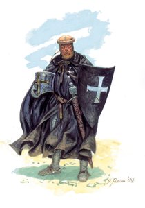 耶路撒冷圣约翰骑士团的一名士兵--圣约翰骑士团--圣约翰骑士 作者 朱塞佩·拉瓦（Giuseppe Rava）